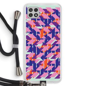 Skew Blush 3: Samsung Galaxy A22 4G Transparant Hoesje met koord
