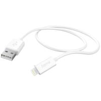 Hama USB-laadkabel USB 2.0 Apple Lightning stekker, USB-A stekker 1.00 m Wit 00201579 - thumbnail