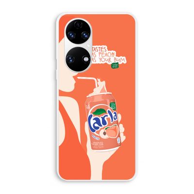 Peach please!: Huawei P50 Transparant Hoesje
