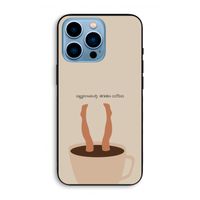 Aggressively drinks coffee: iPhone 13 Pro Max Biologisch afbreekbaar hoesje