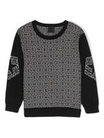 Givenchy Kids pull à col rond - Noir - thumbnail