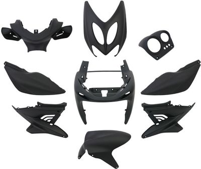 Edge plaatset aerox tot bj. 2014 9 delig mat zwart