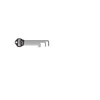 Wiha Inbus Haakse schroevendraaierset 0.7 mm, 0.9 mm, 1.3 mm, 1.5 mm, 2 mm 5-delig
