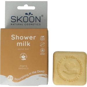 Skoon Solid shower milk nourishing into the deep 2-in-1