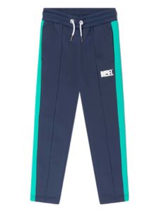 Diesel Kids pantalon de jogging à logo imprimé - Bleu