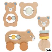 Set rammelaars Woomax 13,5 X 9,5 X 4,5 CM (4 Stuks)