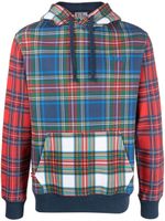 MC2 Saint Barth hoodie Tribeca à motif tartan - Vert - thumbnail