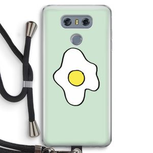 Spiegelei: LG G6 Transparant Hoesje met koord