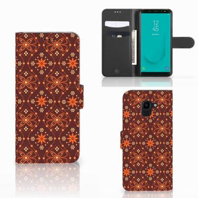 Samsung Galaxy J6 2018 | Telefoon Hoesje | Batik Brown