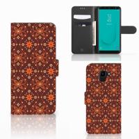 Samsung Galaxy J6 2018 | Telefoon Hoesje | Batik Brown