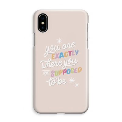 Right Place: iPhone XS Max Volledig Geprint Hoesje
