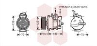 Van Wezel Airco compressor 0300K330 - thumbnail