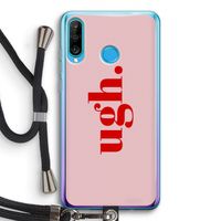 Ugh: Huawei P30 Lite Transparant Hoesje met koord