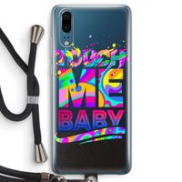 Touch Me: Huawei P20 Transparant Hoesje met koord