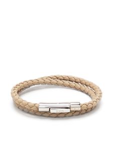 Tod's bracelet en cuir tressé - Tons neutres