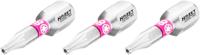 HAZET Bit 2223N-T8H/3 · 1/4 inch (6,3 mm) zeskant massief · Tamper resistant TORX®-profiel · 3-delig · SW T8H - thumbnail