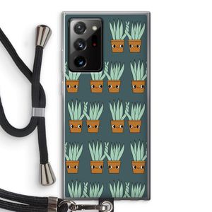 Sansevieria: Samsung Galaxy Note 20 Ultra / Note 20 Ultra 5G Transparant Hoesje met koord