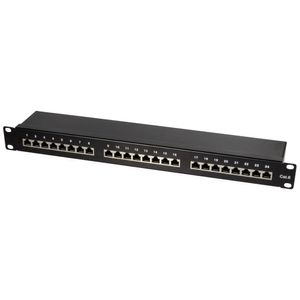 LogiLink NP0055 24 poorten Patchpaneel 483 mm (19) CAT 6 1 HE