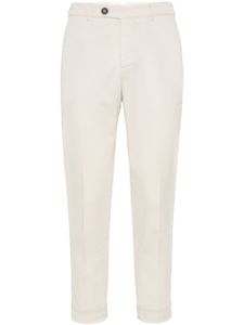 Brunello Cucinelli pantalon chino slim Classico - Blanc