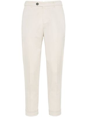 Brunello Cucinelli pantalon chino slim Classico - Blanc