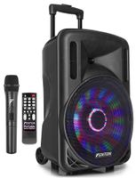 Fenton FT12LED karaoke speaker 700W 12" met LED verlichting - thumbnail