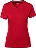 Hakro 169 COTTON TEC® Women's V-neck shirt - Red - S