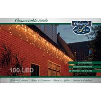 Anna's Collection IJspegelverlichting - connectable - lichtsnoer - 100 led lampjes - warm wit