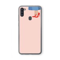 High heels: Samsung Galaxy A11 Transparant Hoesje