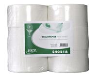 Toiletpapier Euro Products Q5 jumbo klein recycled 2-laags 180m wit ..