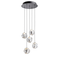 Loom Design - Ice Ball 5 Helder Chroom Hanglamp Loom Design - Ice Ball 5 Helder Chroom Hanglamp