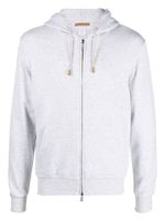 Eleventy hoodie à fermeture zippée - Gris - thumbnail