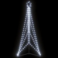 VidaXL Led-kerstboom 363 leds koud wit 182 cm