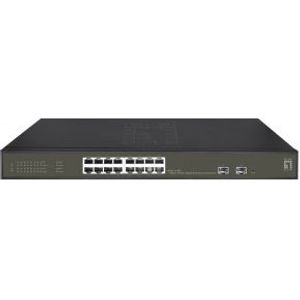 LevelOne GES-2118P netwerk-switch Managed L2 Gigabit Ethernet (10/100/1000) Power over Ethernet (PoE
