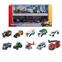 MAJORETTE - Majo City 10 stuks geschenkverpakking - vanaf 3 jaar MAJORETTE - Majo City 10 stuks geschenkverpakking - vanaf 3 jaar