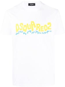 DSQUARED2 t-shirt à imprimé graphique - Blanc