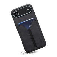 Denior iPhone 17 Air hoesje - Backcover met kaarthouder - Zwart