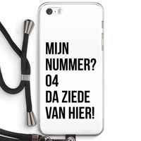 Da ziede van hier: iPhone 5 / 5S / SE Transparant Hoesje met koord