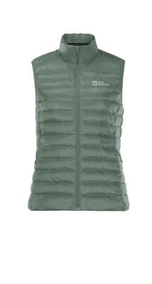 Jack wolfskin Pack & Go Dames Bodywarmer Picnic Green XL