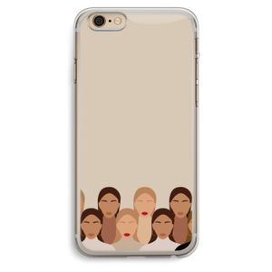 Girls girls girls: iPhone 6 Plus / 6S Plus Transparant Hoesje