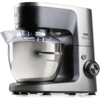 Multifunctionele keukenmixer - DOMO - 1200 W - 4,5 L - 8 snelheden + pulsfunctie - Grijs/Zwart