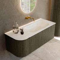 Badmeubel Mondiaz Kurve-Dlux | 115 cm cm | Meubelkleur Shadow | Wastafelkleur Ostra | Solid surface | Wasbak rechter zijde spoelbak | Zonder kraangat(en) Badmeubel Mondiaz Kurve-Dlux | 115 cm cm | Meubelkleur Shadow | Wastafelkleur Ostra | Solid surface | Wasbak rechter zijde spoelbak | Zonder kraangat(en)