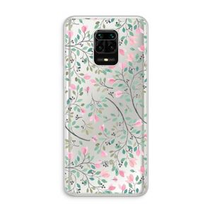 Sierlijke bloemen: Xiaomi Redmi Note 10 Lite Transparant Hoesje