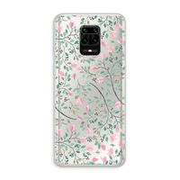 Sierlijke bloemen: Xiaomi Redmi Note 10 Lite Transparant Hoesje
