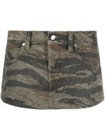 Alexander Wang jupe-short Raver à imprimé camouflage - Vert