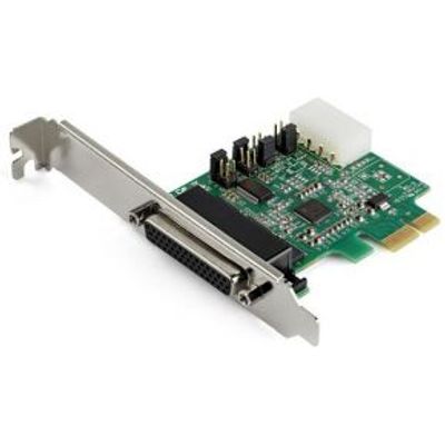 StarTech.com 4-poorts PCI Express RS232 seriële adapterkaart 16950 UART