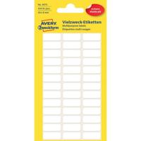 Etiket avery 3073 20x8mm wit 234st | 10 stuks