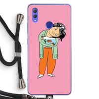 Visknuffel: Honor Note 10 Transparant Hoesje met koord
