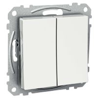 WDE002116  - Series switch flush mounted white WDE002116 - thumbnail