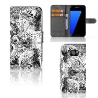 Telefoonhoesje met Naam Samsung Galaxy S7 Edge Skulls Angel