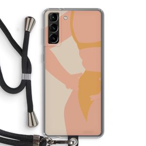 Bikini body: Samsung Galaxy S21 Plus Transparant Hoesje met koord